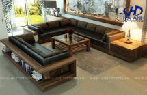 Sofa gỗ tự nhiên óc chó HAS-0412