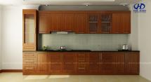 Tủ bếp gỗ tự nhiên HA-30521